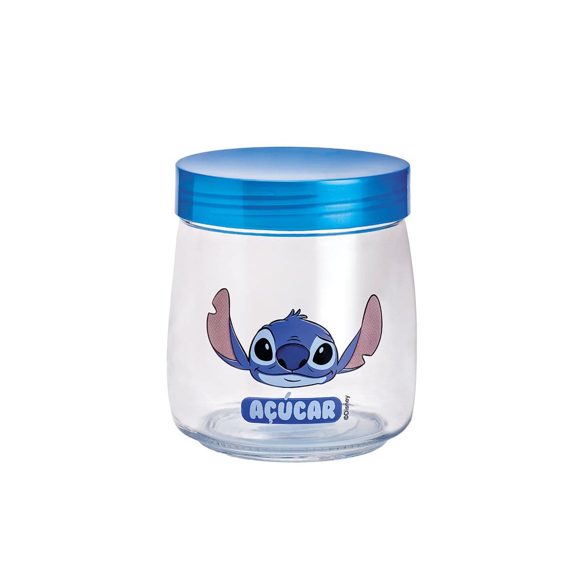 Pote de Vidro Açúcar Stitch 800 ml