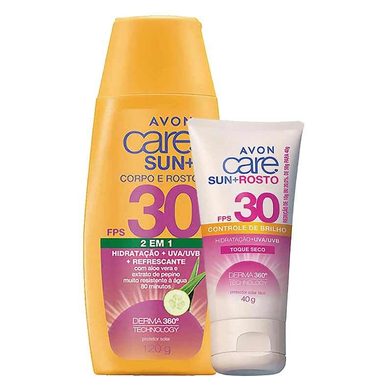Kit Avon Care Protecao Solar 30 Refresh
