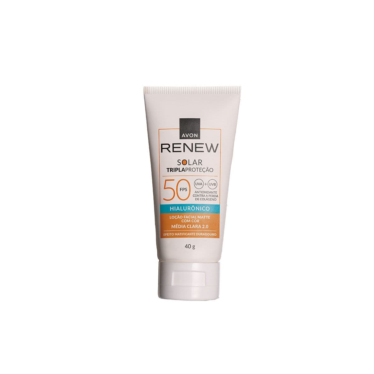 Renew Solar Fps 50 Cor Média Clara 2.0 40g